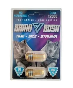 Rhino Rush 60 Duo 12500 (2 Pills)